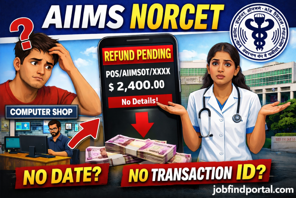 AIIMS NORCET Refund Issue