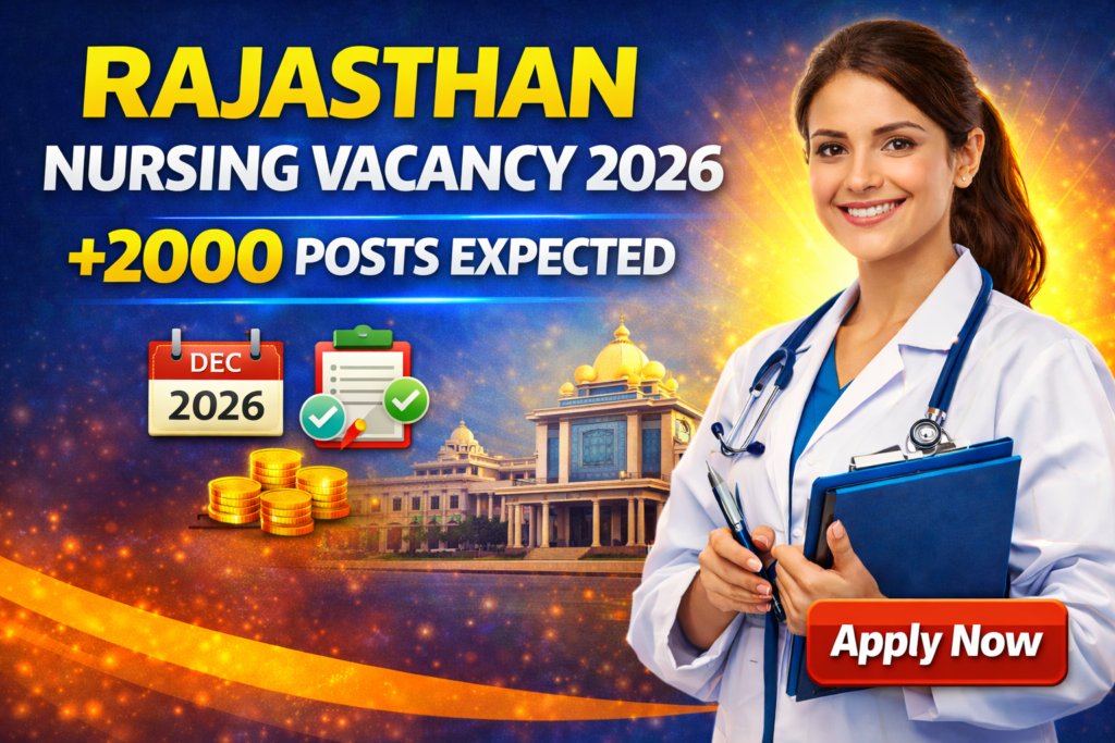 Rajasthan Nursing Vacancy